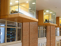 Salas de estudio de la biblioteca central