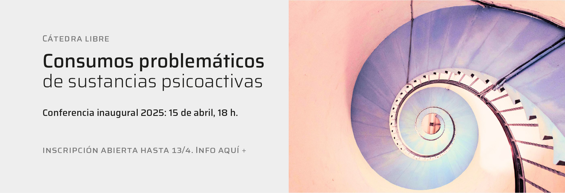 Conferencia Consumos problemáticos de sustancias psicoactivas
